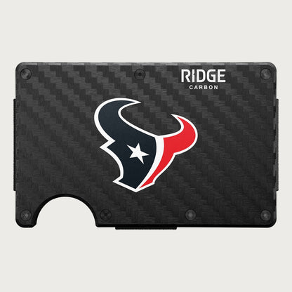 Ridge Wallet - Houston Texans - Carbon Fiber 3k