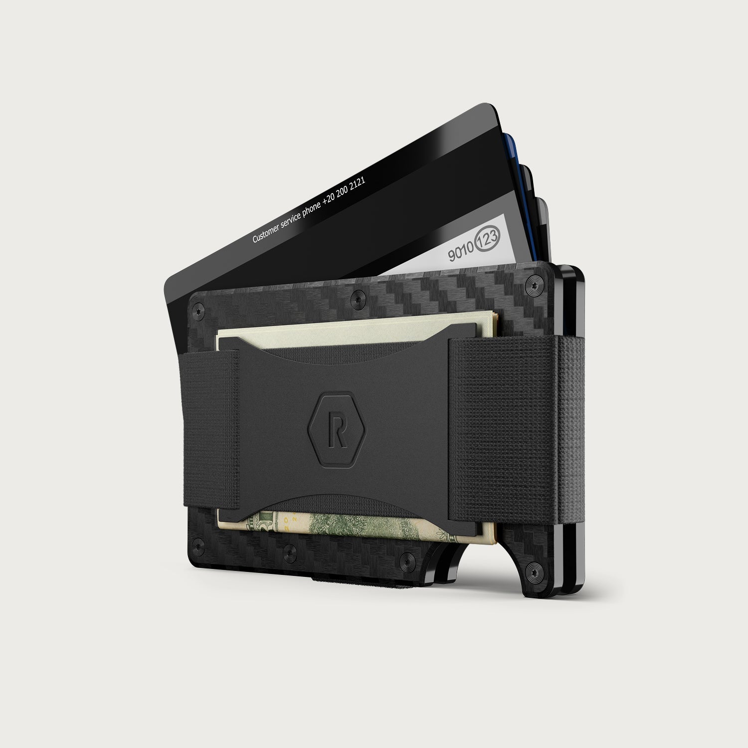 Ridge Wallet - New Orleans Saints - Carbon Fiber 3k