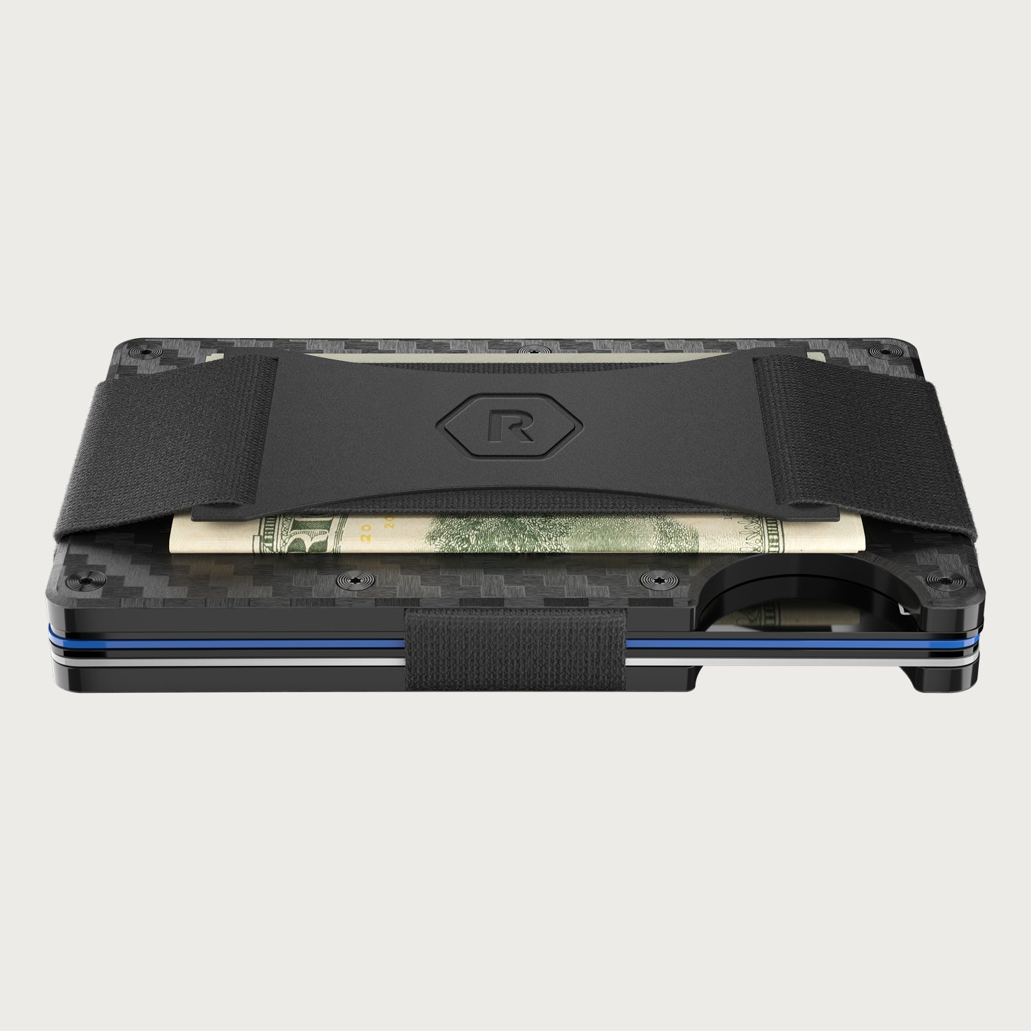 Ridge Wallet - New Orleans Saints - Carbon Fiber 3k