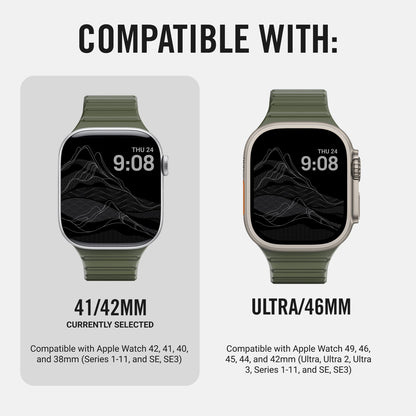 Everyday Watch Strap - 41/42mm - Matte Olive