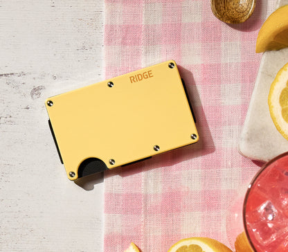 Ridge Wallet - Lemon Drop