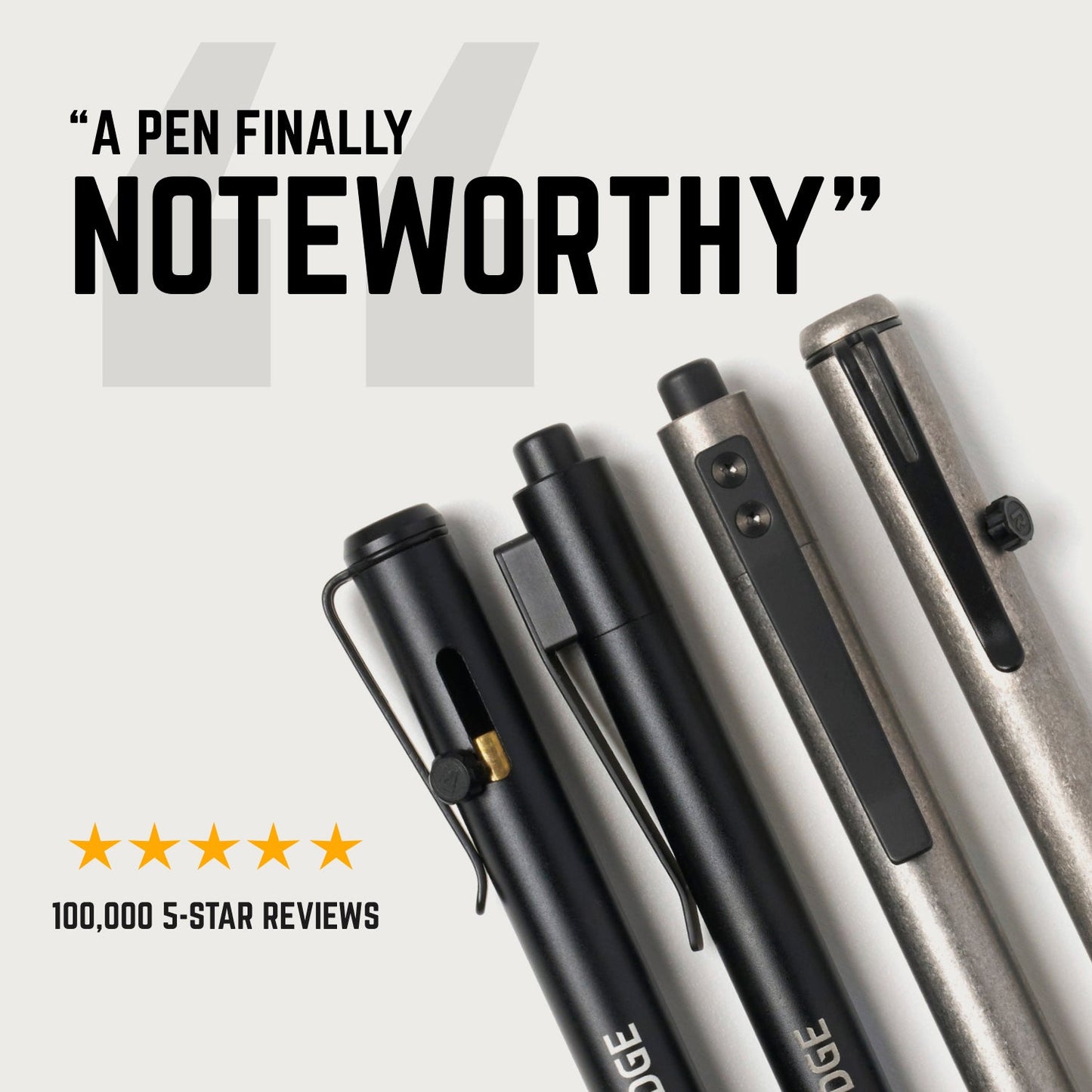 Ridge Bolt Action Pen - Rodeo Red